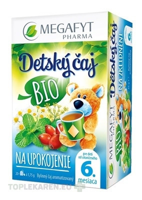 MEGAFYT Detský čaj BIO NA UPOKOJENIE
