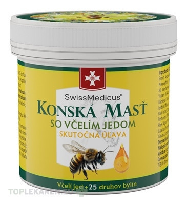 SwissMedicus KONSKÁ MASŤ SO VČELÍM JEDOM