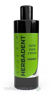 HERBADENT HOMEO ÚSTNA VODA z bylín