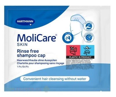 MoliCare SKIN Rinse free shampoo cap