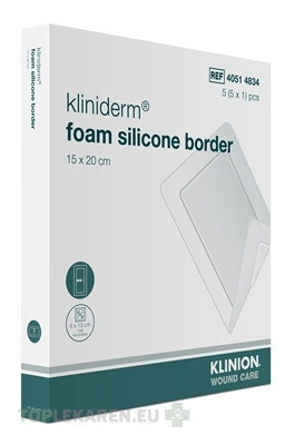 Kliniderm foam silicon border