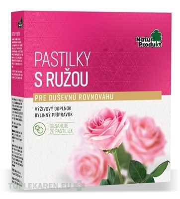 NaturProdukt PASTILKY S RUŽOU