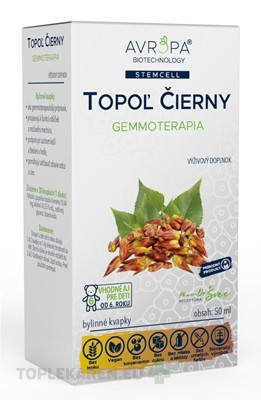 AVROPA TOPOĽ čierny