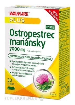 WALMARK Ostropestrec mariánsky 7000 mg FORTE