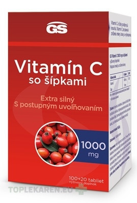 GS Vitamín C 1000 mg so šípkami