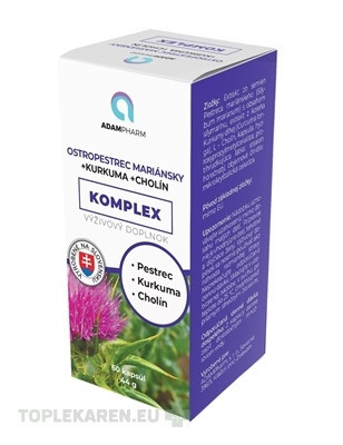 ADAMPharm OSTROPESTREC MARIÁNSKY+KURKUMA+CHOLÍN
