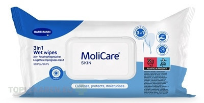 MoliCare SKIN Wet wipes 3v1