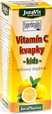 JutaVit Vitamín C kvapky - kids