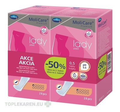MoliCare Premium lady pad 0,5 kvapky DUOPACK