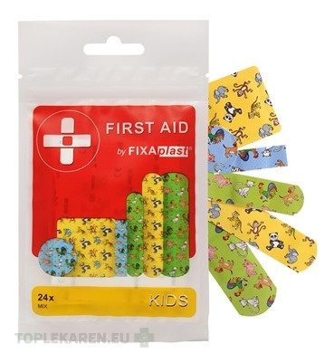 FIXAplast FIRST AID KIDS náplasť MIX