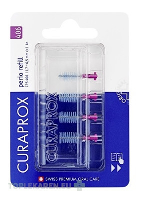 CURAPROX CPS 406 perio refill fialová