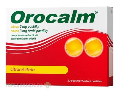 Orocalm citrón 3 mg