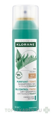 KLORANE SUCHÝ ŠAMPÓN so žihľavou & vitamínom E