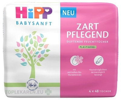 HiPP BABYSANFT Čistiace vlhčené obrúsky