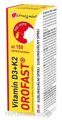 Vitamín D3+K2 Axonia OROFAST