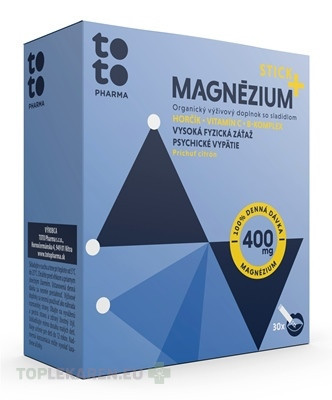 TOTO MAGNÉZIUM STICK+ 400 mg
