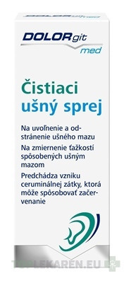 DOLORgit med Čistiaci ušný sprej