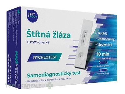 MAXIMEDICAL Rýchlotest Štítna žľaza