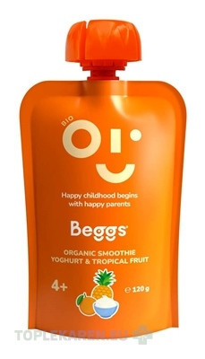 Beggs BIO SMOOTHIE s jogurtom a tropickým ovocím