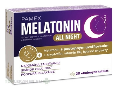 PAMEX MELATONIN ALL NIGHT