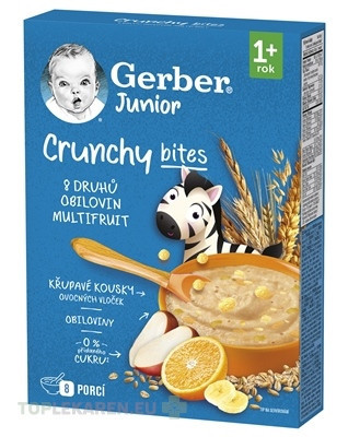 Gerber Junior Nemliečna kaša s chrumkavými kúskami