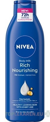 NIVEA Výživné telové mlieko