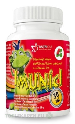IMUNÍCI Hliva ustricová s vitamínom D3 pre deti