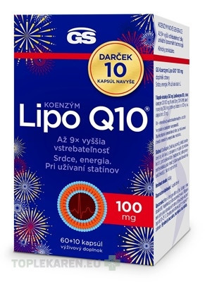 GS Koenzým Lipo Q10 100 mg