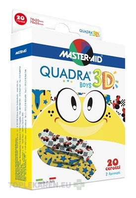 QUADRA 3D BOYS Náplasť