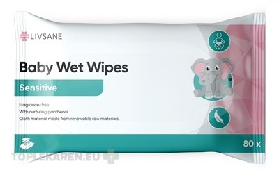 LIVSANE Detské vlhčené obrúsky