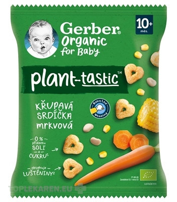 Gerber Organic Chrumkavé srdiečka