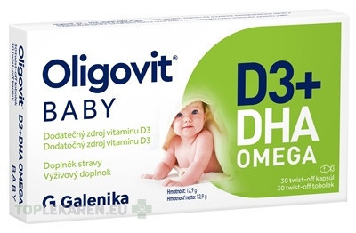 Oligovit BABY D3 + DHA omega