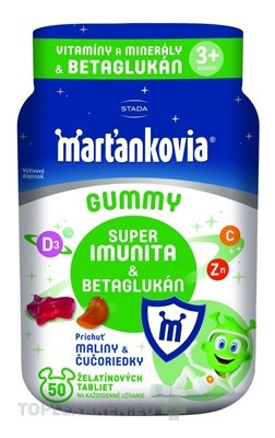 STADA Marťankovia GUMMY Super Imunita & Betaglukán