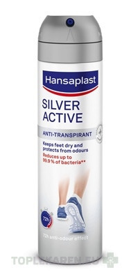 Hansaplast SILVER ACTIVE Sprej na nohy