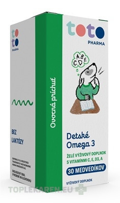 TOTO Detské Omega 3 s vitamínmi C, E, D3, A
