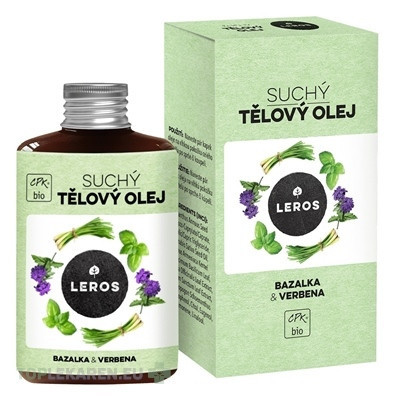LEROS SUCHÝ TELOVÝ OLEJ BAZALKA & VERBENA