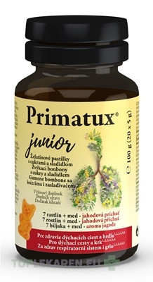 Primatux junior Želatínové pastilky