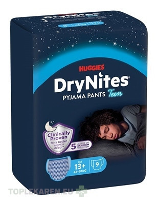 HUGGIES DryNites XL pre chlapcov (13+ rokov)