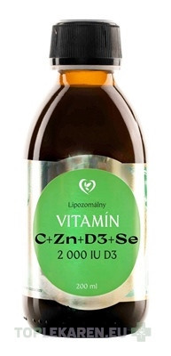 Vesantech Lipozomálny VITAMÍN C + Zn + D3 + Se