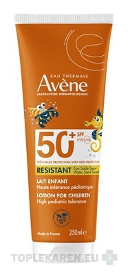 AVENE RESISTANT MLIEKO pre deti SPF 50+