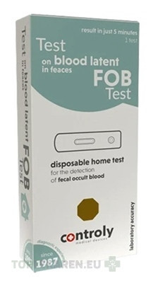 Controly Test OKULTNÉ KRVÁCANIE, FOB test