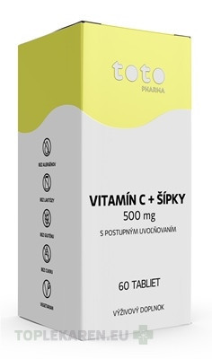 TOTO VITAMÍN C 500 mg + ŠÍPKY