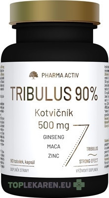 Pharma Activ TRIBULUS 90% Kotvičník 500 mg
