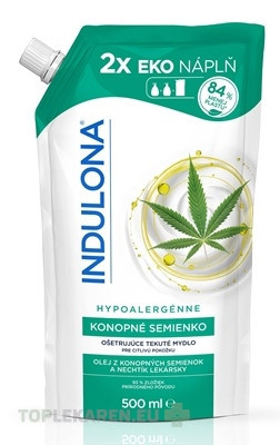 INDULONA Tekuté mydlo KONOPNÉ SEMIENKO