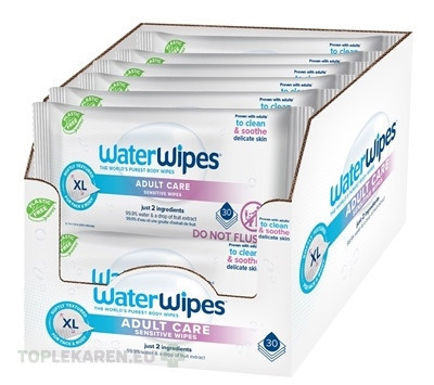 WATER WIPES Adult Obrúsky vlhčené