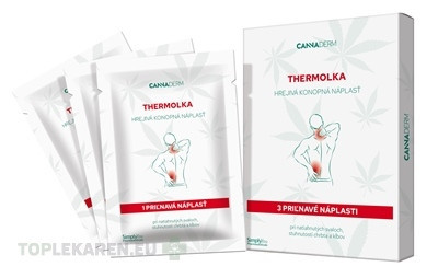 Cannaderm THERMOLKA hrejivá konopná náplasť