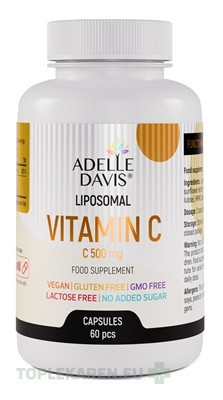 Adelle Davis Liposomal VITAMÍN C 500 mg