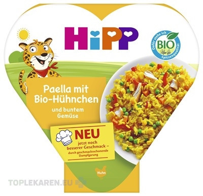 HiPP BIO Paella so zeleninou a kuracím mäsom Neu