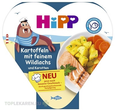 HiPP BIO Zemiaky so zeleninou a jemným lososom Neu
