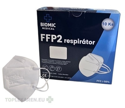 BIOMIC Respirátor FFP2 NR D